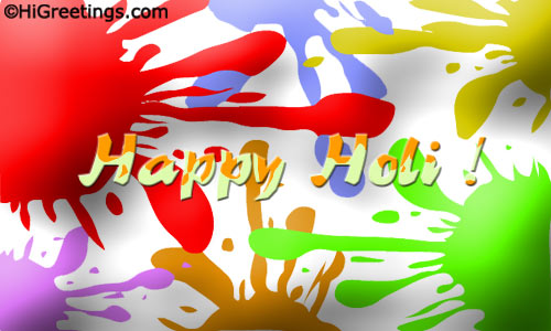 Holi blessings! Holi blessings!